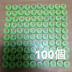 ②ペットボトルキャップ　黄緑　大量