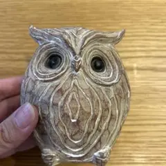 フクロウの置物