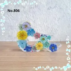 No.806 鳥の置物♡固まるハーバリウム