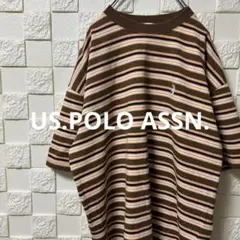 U.S. POLO ASSN ポロアッスン ボーダー Tシャツ