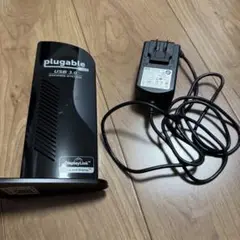 used Plugable USB3.0 ドッキングステーション　本体、ACのみ