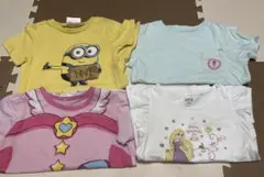 Tシャツ　120 130 まとめ　ミニオン　ラプンツェル　すみっこ　プリキュア