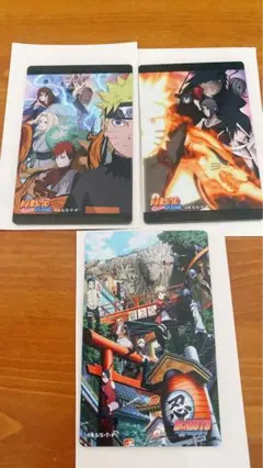 NARUTO BORUTO キャラクタブルミラー　カードミラー　３つセット