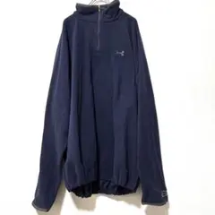 アンダーアーマー XXL フリース 古着 00’s ネイビー 紺色 メンズ