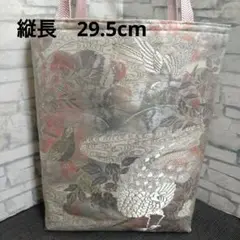 帯リメイクトートバッグ 縦長