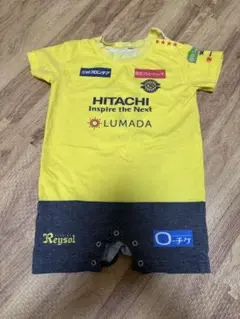 柏レイソル　REYSOL サッカー風ロンパース 80サイズ