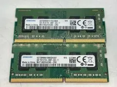 8GB ノートPCメモリ PC4-2400T 4GB x2枚