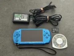 SONY PSP-3000 ブルー 本体 訳あり 付属品有り