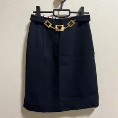 ◆最終価格◆アンオリジナル　ミリーオブニューヨーク　チェーン付きタイトスカート