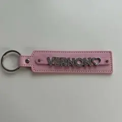 seventeen バーノン ネームタグ キーホルダー ピンク