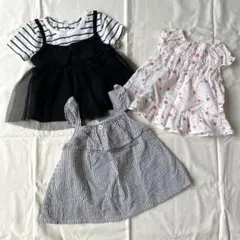 【70-80㎝】女の子　夏物　3点セット