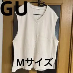 GU / カノコVネックベージュ / NATURAL / Mサイズ