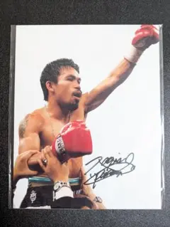 Manny Pacquiao サイン入り写真