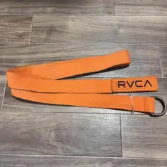 RVCA オレンジ キャンバスベルト Dリング