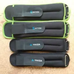 KATYOU YAKIDA アンクル・リストウエイト 2セット:2kg、1kg