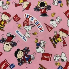 約縦48×50㎝　SNOOPY オックス　生地　はぎれ