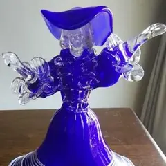 ベネチアンガラスの人形 (高さ22.5cm)