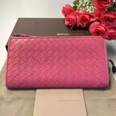 未使用に近い‼️ ボッテガヴェネタ 財布 長財布 イントレチャート L字ファスナー