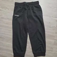 CONVERSE　コンバース　スウェット　七分丈　黒　サイズM