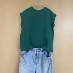SCREEN STARS ビームスボーイ別注ピグメントノースリーブ S