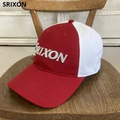 未使用 SRIXON スリクソン ゴルフキャップ フリー レッド系