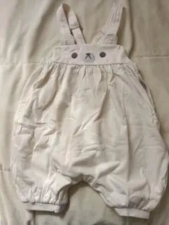 【未使用】aboo サロペット　シロクマ　95サイズ