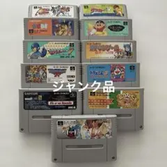 スーパーファミコンソフト　ジャンク品　11個set