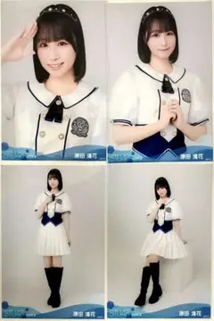 【匿名配送】STU48 2025年6月度ランダム生写真　原田清花　4種　コンプ