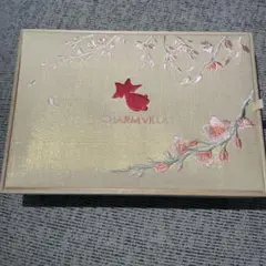 CHARM VILLA 桜刺繍ボックス 箱
