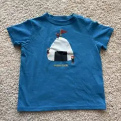 美品★モンベルおにぎりTシャツ半袖★90cmサイズ★ブルー