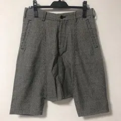 BLACK commedesgarcons 千鳥格子柄 サルエルパンツ