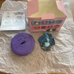 マクドナルド　ハッピーセット　ポケモン　メガリザードンXのくるくるスピナー