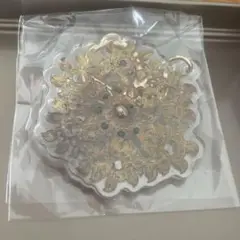 第76回正倉院展ガチャ　金銅花形裁文キーホルダー