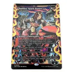 灯を追う者、チャンドラ　FOIL ジャパン・ショーケース 英語　MTG