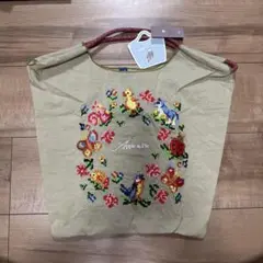 刺繍エコバッグ