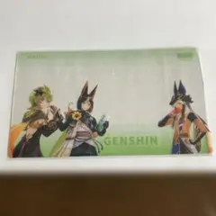 原神 ポップアップストア 特典 クリアカード