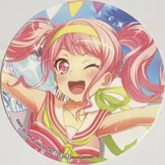 【非売品】バンドリ！ 丸山彩 ゲーマーズ コラボ 特典 ラウンド ステッカー