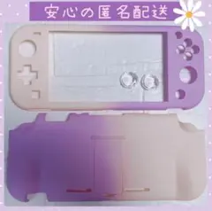 可愛い♡Switch liteケースカバー スイッチライト パープルピンク/