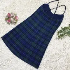 ARMANI EXCHANGE アルマーニ チェック ワンピース ショート ミニ