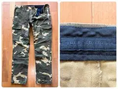 ★junhashimoto ジュンハシモト カモフラ 迷彩 ストレッチカーゴ 2