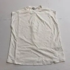 授乳服　アイボリー 半袖Tシャツ M