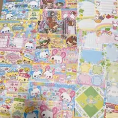 平成レトロ メモ帳 29枚+おまけ 平成女児 お札メモ クローバー バラメモ ②