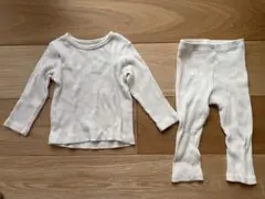 韓国子供服　リブパジャマ