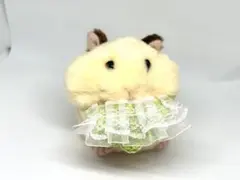 ぬいぐるみ用小物 ふりふりスタイ マスカットきみどり