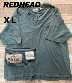 【大きいサイズ】REDHEAD XL ダークグリーン Tシャツ