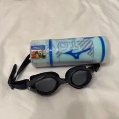 【ほぼ未使用】ミズノ ディズニー スイムタオル ＆ VIEW ゴーグルセット