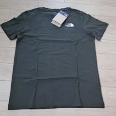 F【タグ付き新品】ノースフェイス　半袖Tシャツ　ダークオリーブ　150cm