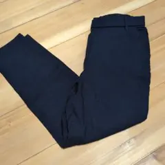 シューラルー テーパードパンツ ブラック M ウエストゴム