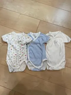Petit Bateau 半袖ロンパース　60