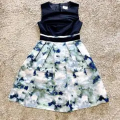 LANVIN en Bleu ランバンオンブルー ワンピース 水彩画 36